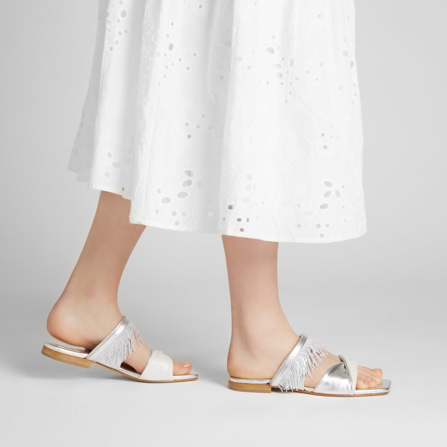 Nikita Silver Sandals